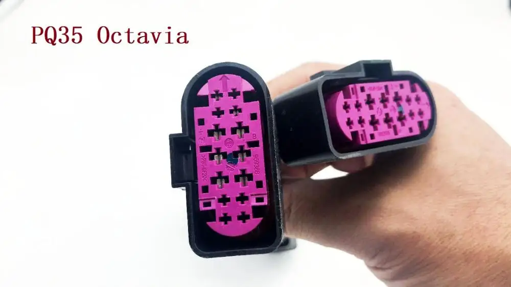 HID LED фары 10 до 14 Pin конверсионная линия обновления галогеновых фар xenon led Адаптерный кабель для Octavia on.