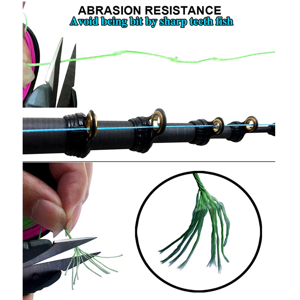 

JOF Braided Fishing Line 12/9/8 Strands 300M 100M PE Multifilament Smooth Wire Pesca Fishing Accessaory
