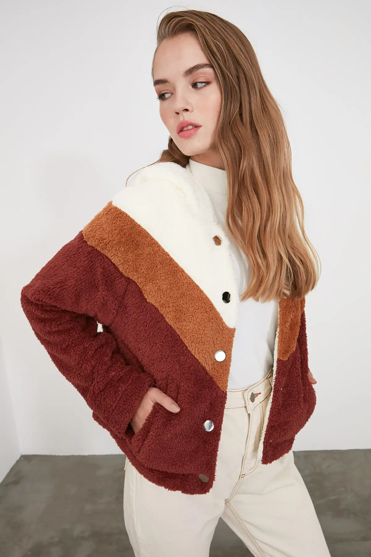 Трендовое цветное пальто TWOAW20MO0064|Женские куртки| |