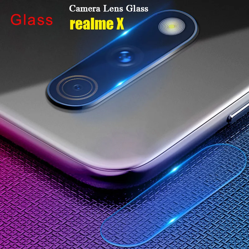 Защита объектива камеры для Realme C2 Q X XT гибкое стекло телефона 5 3 2 Pro устойчивое к