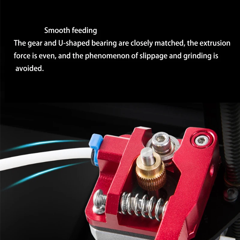 Красный металлический экструдер MK8 блок из алюминиевого сплава Bowden Филамент 1 75