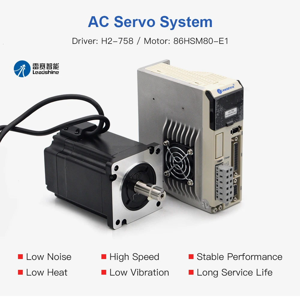 Leadshine Гибридный Серводвигатель H2-758 мотор 86HSM80-E1 крутящий момент 8N. m+ кабель 8 метров