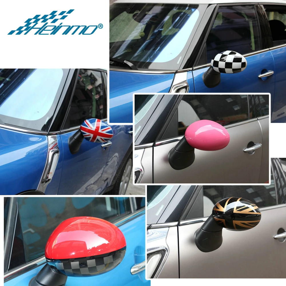Аксессуары для MINI Cooper Стайлинг автомобиля наклейки на зеркало заднего вида чехол