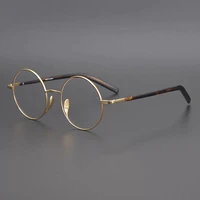 titanium round glasses frame women men vintage small eye glasses man optical prescription eyeglasses frames clear eyewear oculos