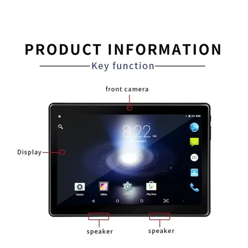 2020 New Tablet Pc 10.1 inch Android 9.0 Tablets 6GB+128GB 8 Core 3g 4g LTE Phone Call IPS 1920*1280 pc Tablet WiFi GPS Tablet