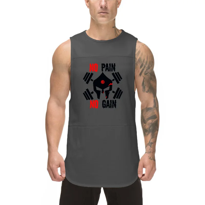 Майка мужская сетчатая для фитнеса майка без рукавов тренировок и