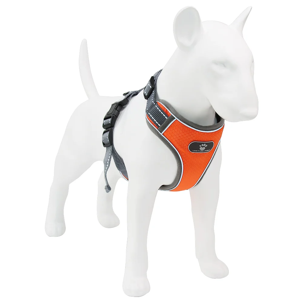 

Medium Large Dog Harness Oxford Cloth Breathable Pet Accessories No Pull Waterproof Outdoor Training Harness