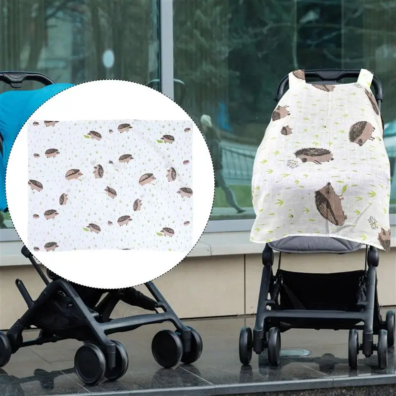 

1pc Baby Car Seat Cover Infant Car Seat Canopy Breathable Baby Stroller Breastfeeding Scarf