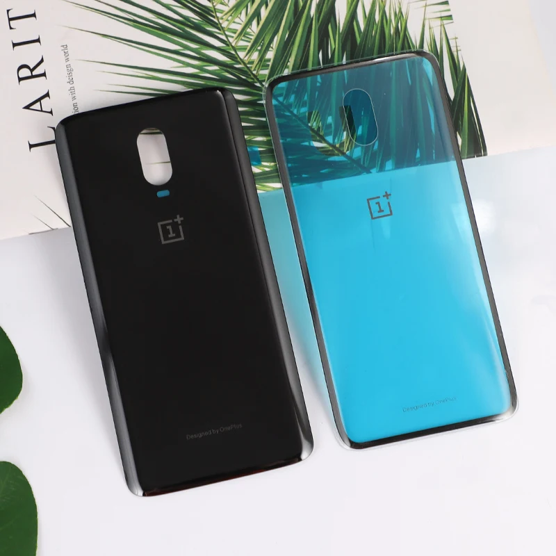 Оригинальный Корпус для Oneplus 6T One Plus стеклянная задняя крышка батарейного отсека
