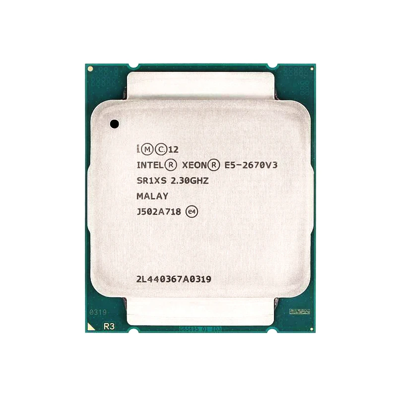 Процессор Intel Xeon E5 2670 V3 CPU E5-2670V3 SR1XS 2 30 ГГц 30M 12-ядерный LGA 2011-3 | Компьютеры и офис