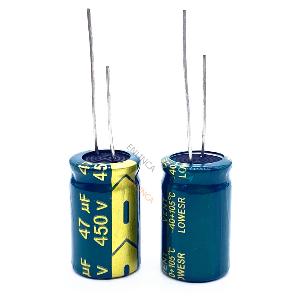 

2pcs/lot 450v 47UF high frequency low impedance 450v47UF aluminum electrolytic capacitor size 16*25 20%