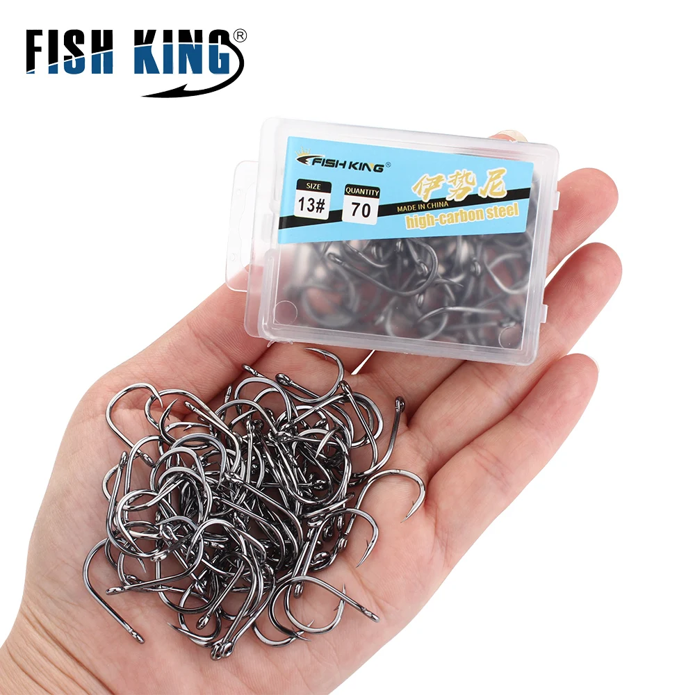 FISH KING 70-100 шт. Высокоуглеродистая Сталь ISEAMA набор рыболовных