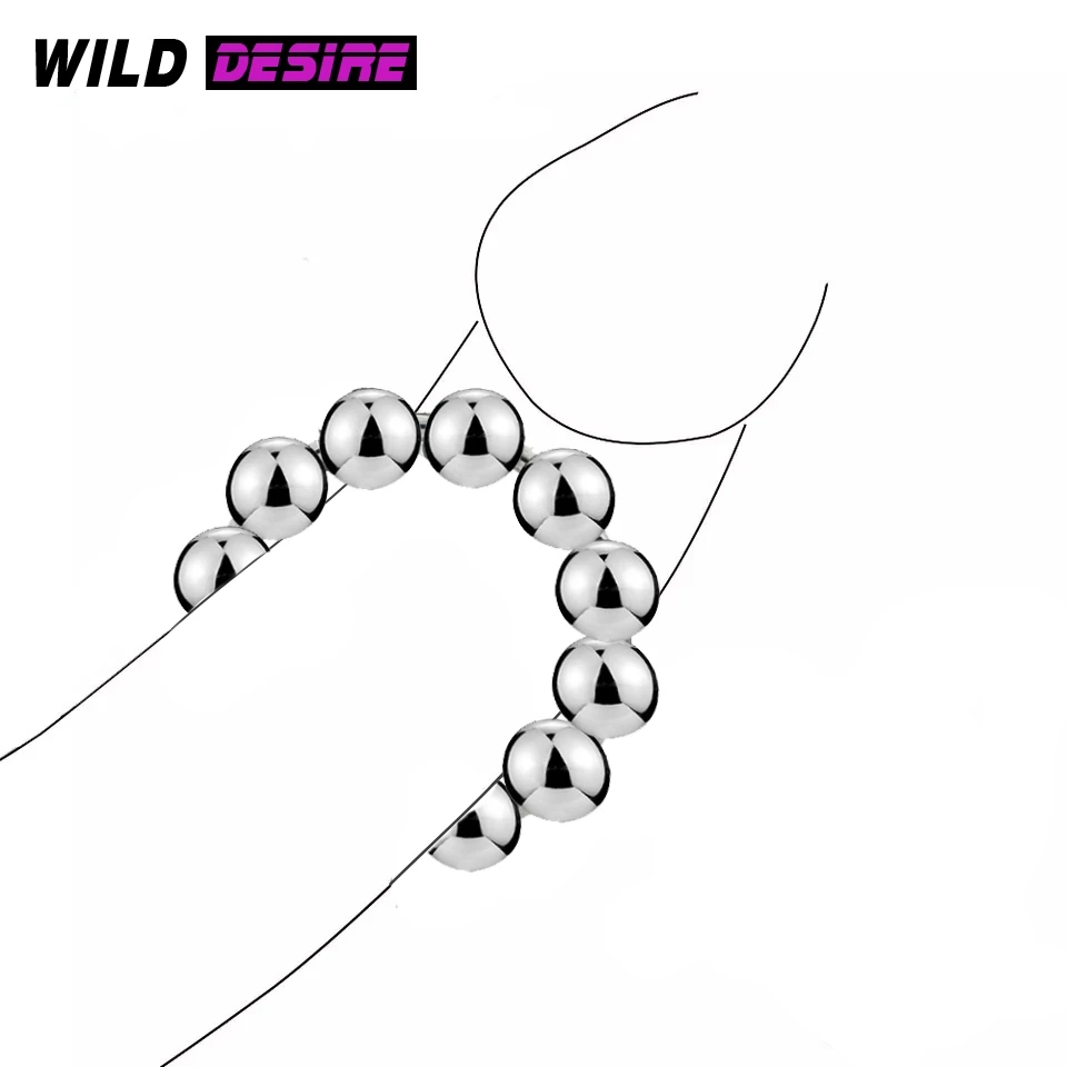 Мужское кольцо для пениса из нержавеющей стали 304 в форме подковы с полной