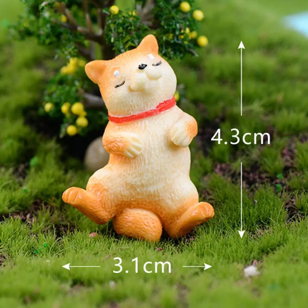 

HOT SALESLovely Resin Dog Landscape Miniature DIY Doll Model Statue Home Garden Decor