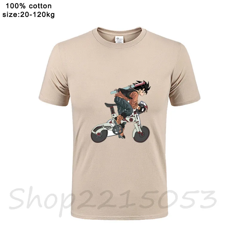 Винтажные Ретро футболки с изображением велосипеда Гоку драконий жемчуг z MTB рок