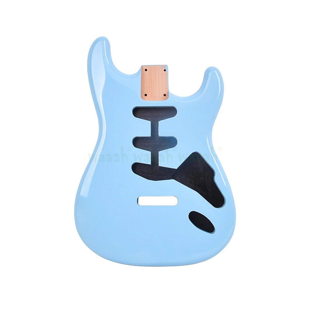 Alder Wood Multicolor Strat Guitar Body in High Gloss Finished for SSS Eectric Replacement | Спорт и развлечения