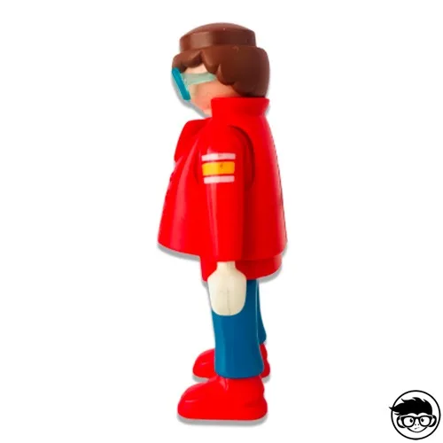Диск джоки свободного кроя с винтажными фигурками от Playmobil 1992|Настольный футбол| |