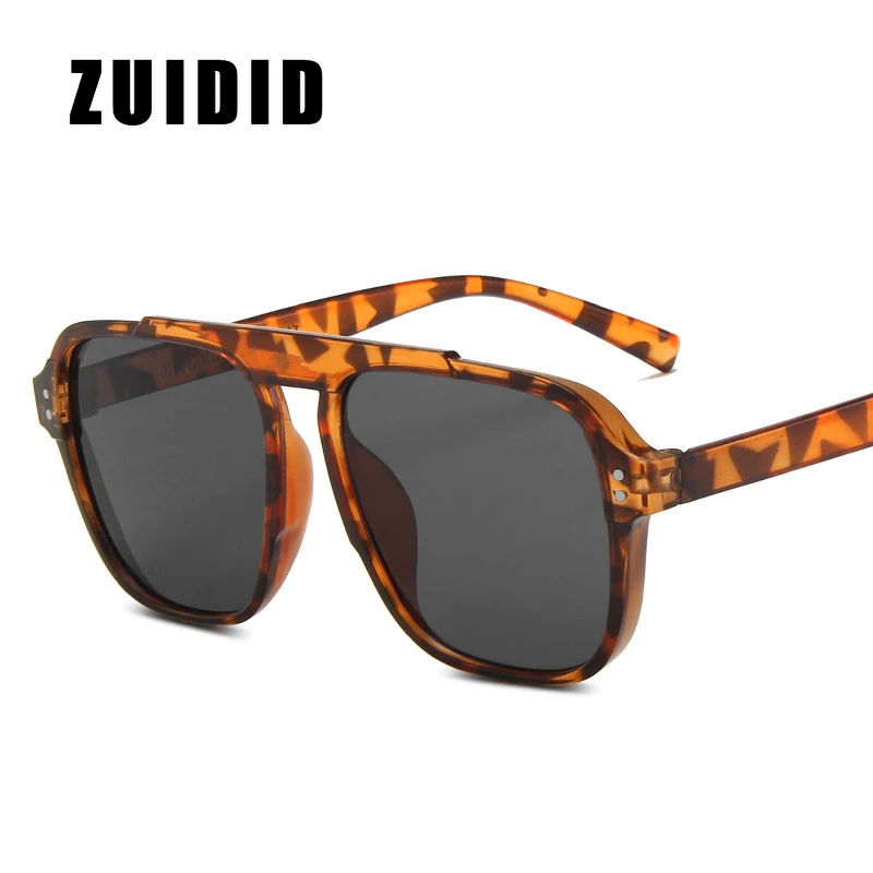 

Square Luxury Sunglasses Women Men Trendy Design Travel Vintage Retro Oculos Leopard Sun Glasses UV400 Lunette De Soleil Femme
