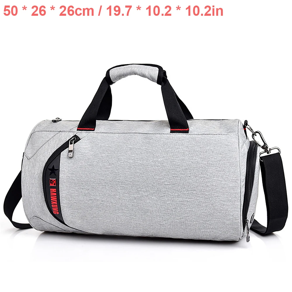 Light Grey Мужские спортивные сумки для тренировок, сумка для фитнеса, путешествий, спортивная сумка для спорта на открытом воздухе, для плавания, для женщин, сухая, влажная, Gymtas, для йоги, для женщин XA103WA - Цвет: Light Grey