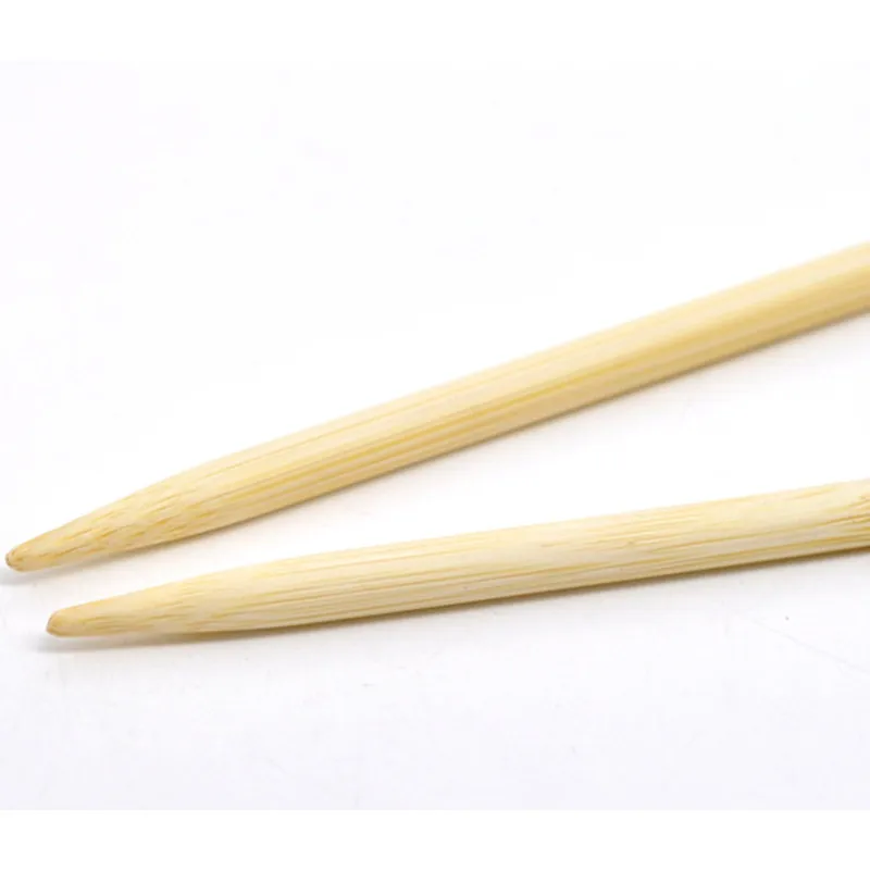 

2pcs/Set 34cm Sewing Needles Bamboo SP Sweater Crochet Hooks Needles Knit Weave Craft Sewing Tool Needles ( US Size 10/6.0mm )