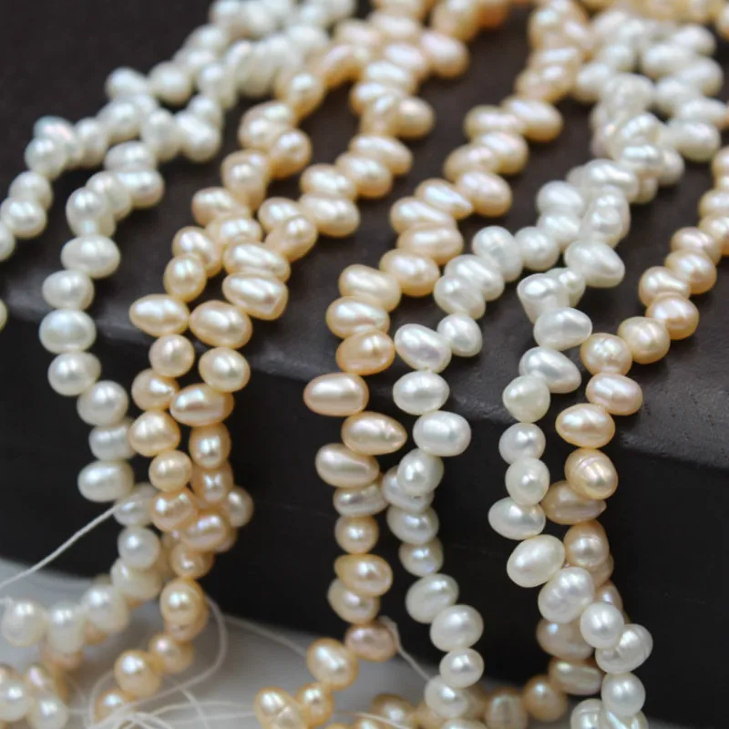 Бусины Из Натурального пресноводного жемчуга бусины россыпью с ручным