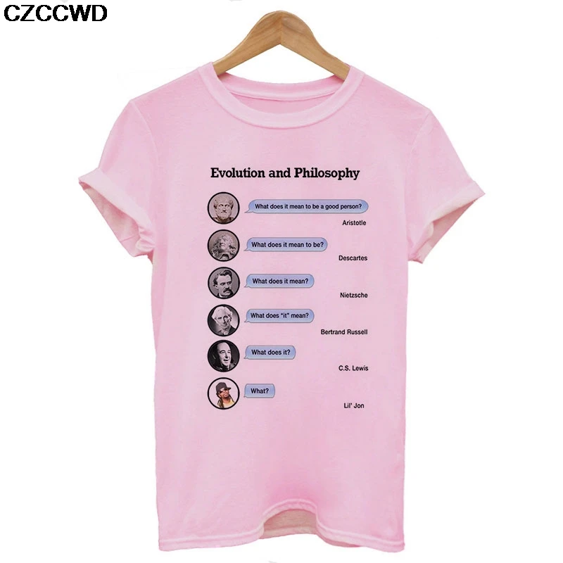 Poleras Mujer De Moda 2019 белая футболка Harajuku модная эволюция и философия для отдыха