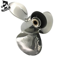 40hp 48hp 50hp 55hp 60hp 75hp outboard propeller 11 58x13 fit evinrude engine stainless steel 13 tooth spline rh 5031624