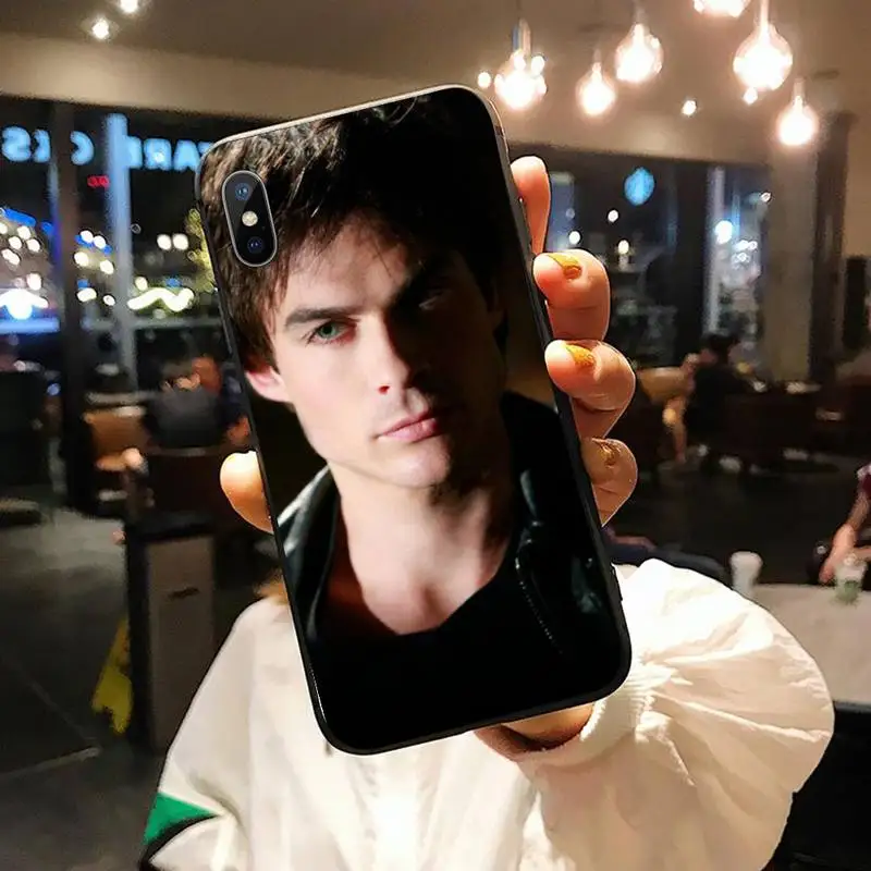 

Damon Salvatore the Vampire Diaries Phone Case for iPhone 11 12 pro XS MAX 8 7 6 6S Plus X 5S SE 2020 XR