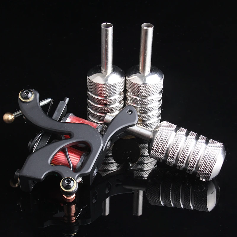 

1PCS 25MMStainless Steel Tattoo Grip With Back Stem Professional Tattoo Machine Grips Tattoo Tubes Tips Tool Free Shipping