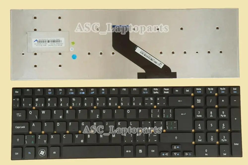 Новая Чешская словакская клавиатура для Acer Aspire E5-571G E5-571PG E5-572G E5-721 ES1-520 ES1-521 V3-731 V3-731G