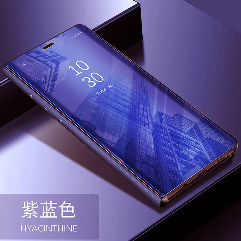 Для samsung Galaxy S8 S9 плюс S10 S10e S7 край S6 примечание 9 8 5 4 3 A6 A8 A7 A9 Star 2018 умный зеркальный