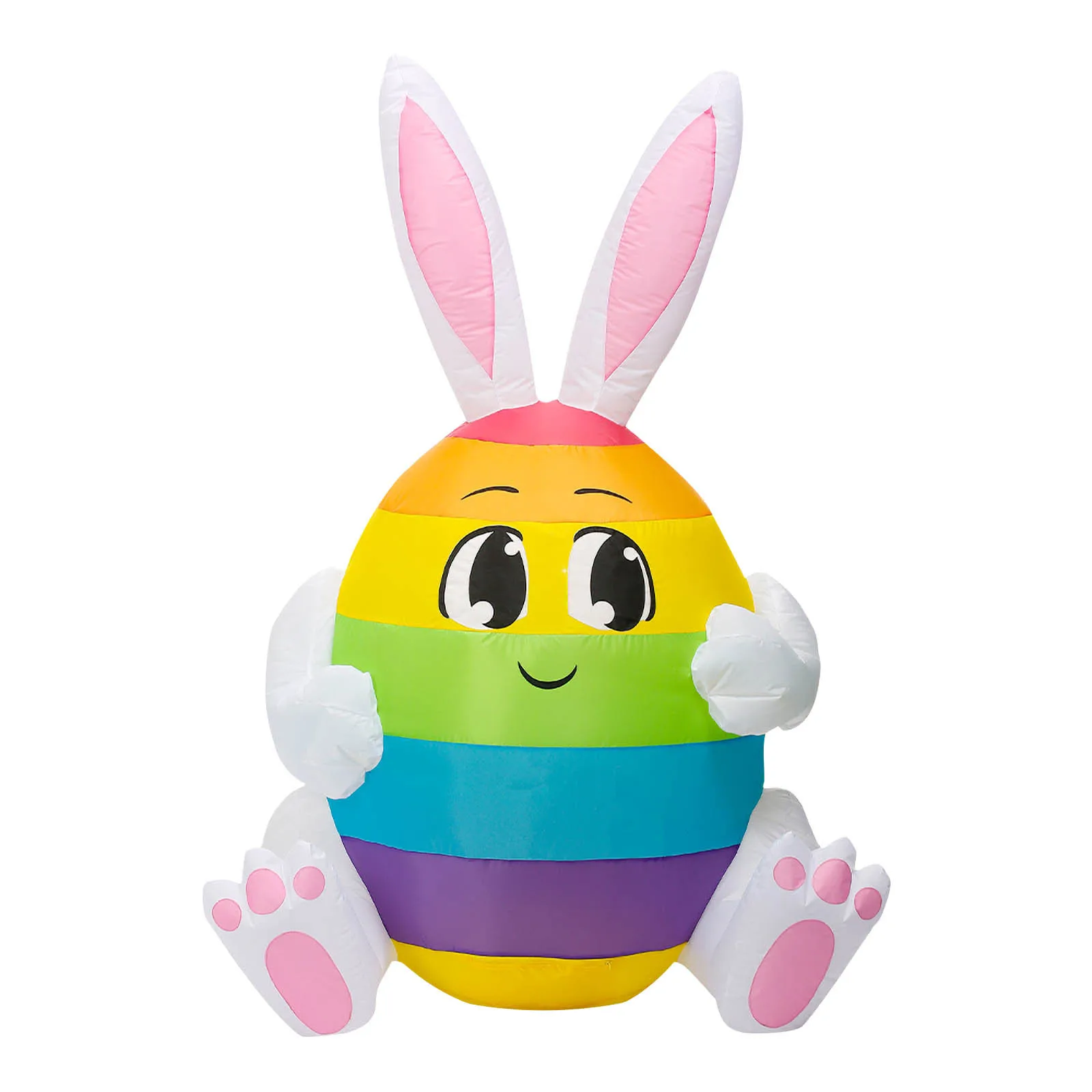 

Easter Inflatable Standing Bunny Inflatable Model Glowing Holiday Decoration