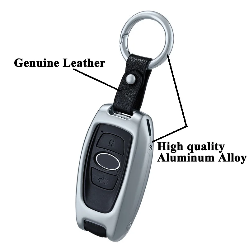 1pc SEEYULE Aluminum Alloy Car Key Case Cover Shell Protector Styling Accessories for Subaru XV BRZ Forester Outback Legacy | Автомобили и