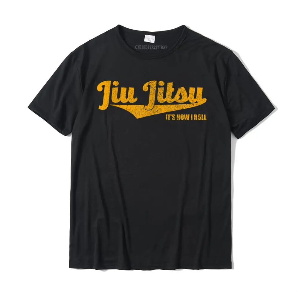Jiu Jitsu It's How I Roll T-Shirt BJJ Grappling MMA Shirt Cotton Man Tees Group T Shirt Printed Discount