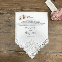 custom any language mother of the bride handkerchief mother in law hankies customized printed wedding hankies gift for mom