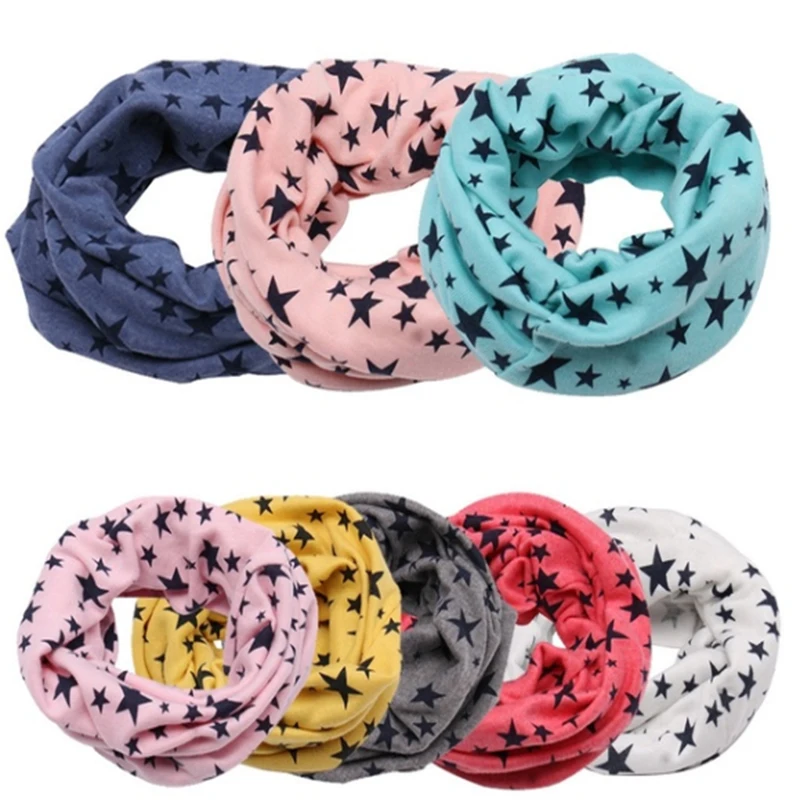 Шарф Весна Осень Детский Теплый хлопковый шарф для девочек и мальчиков шаль О