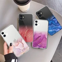 granite marble phone case for iphone 12 11 pro max mini x xs xr xs max 7 8 plus se 2020 soft tpu transparent back cover