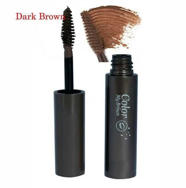 Deep Brown Стойкая Тушь для бровей, 3 цвета, крем для бровей, макияж бровей, темно-коричневый крем-краска, усилитель бровей, косметика - Цвет: Deep Brown