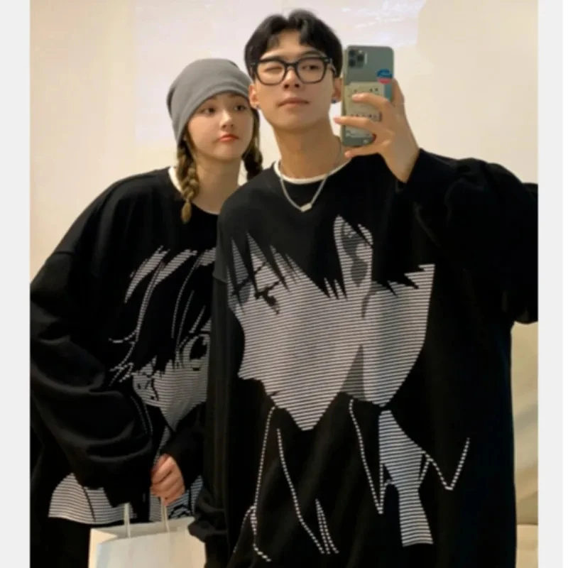 

Simple and versatile hooded couple hoodie literary jacket new temperament popular trend men's hoodie fall fashion 긴팔티