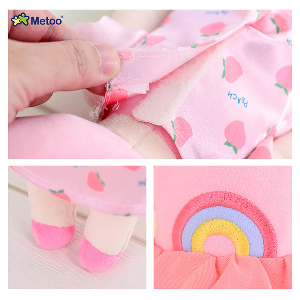 Новинка 2020 куклы Metoo 43 см плюшевые игрушки детские для девочек подарок на день