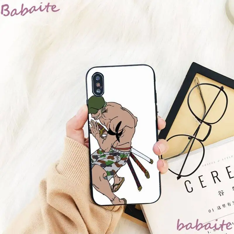 

Babaite One piece Luffy Roronoa Zoro Phone Case For iPhone 8 7 6 6S Plus X XS MAX 5 5S SE XR 11 11pro promax 12 12Pro Promax