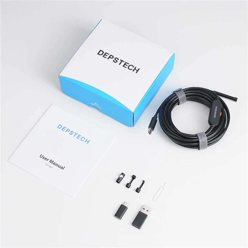 Камера-эндоскоп с объективом 5 мм Жесткий гибкий Полужесткий кабель Mirco USB Type-C