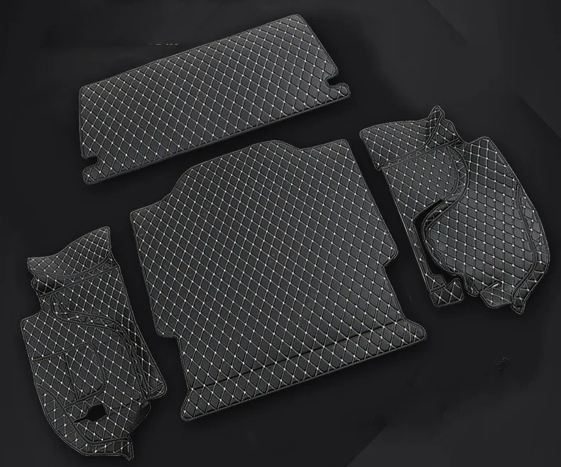 

fiber leather car trunk mat cargo mat for opel astra K 2016 2017 2018 2019 2020 car accessories