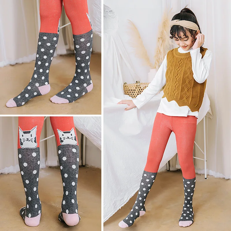 

Колготки для девочек; детские колготки; чулки с котом с героями мультфильмов; детские трикотажные колготки из хлопка; милые чулки; мягкие бр...