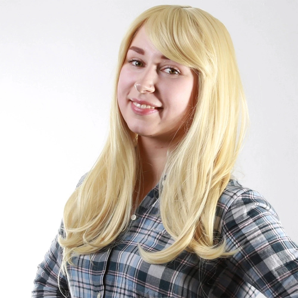 613 блонд волнистые парики для белых/черных женщин из термостойких синтетических