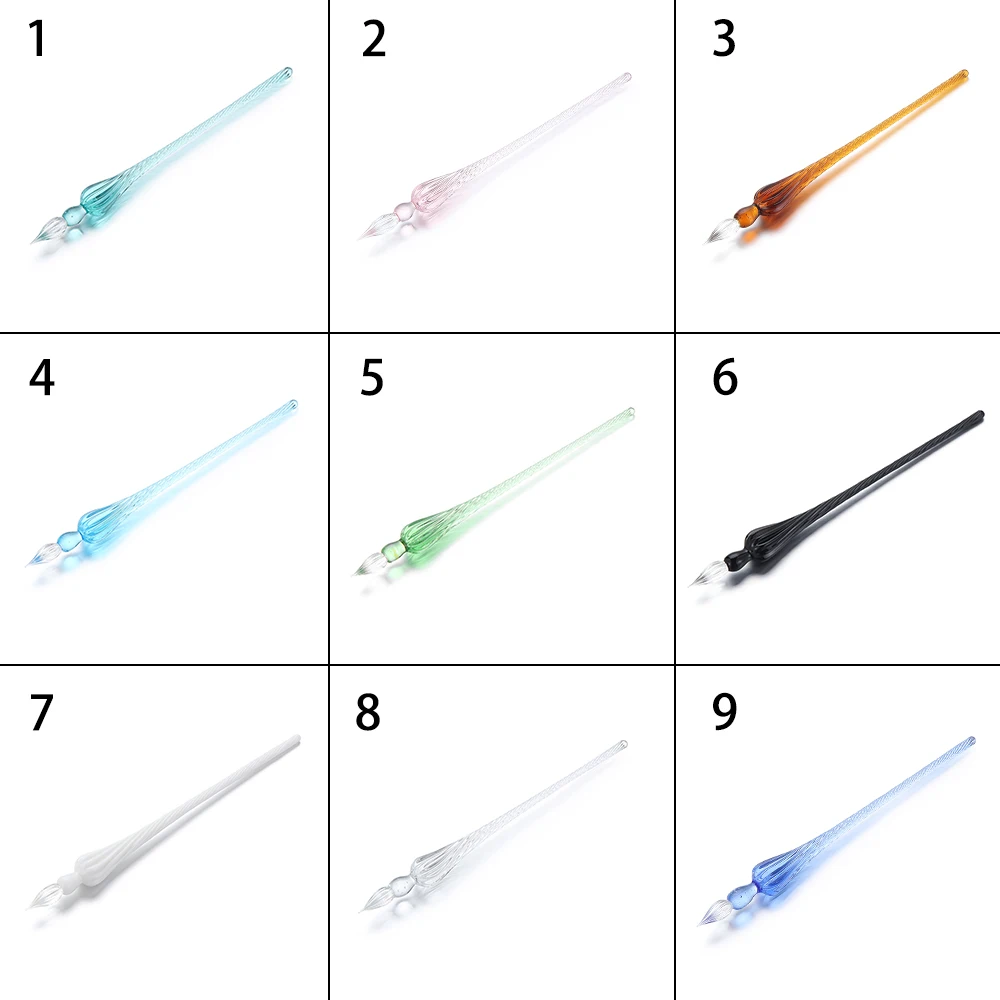 Винтажная Стеклянная Ручка для погружения 1 шт. чернильная ручка письма