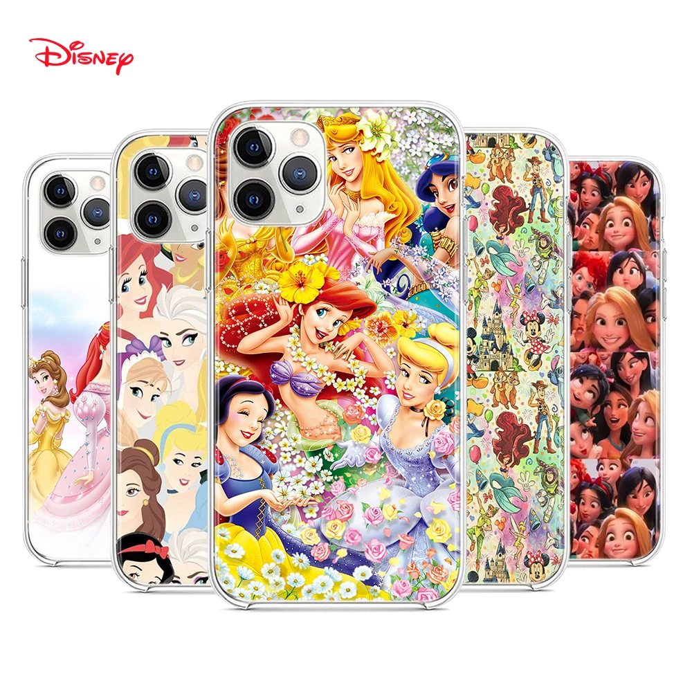 

TPU Silicone Cover Princess For Apple IPhone 13 12 Mini 11 Pro XS MAX XR X 8 7 6 5 SE Plus Phone Case