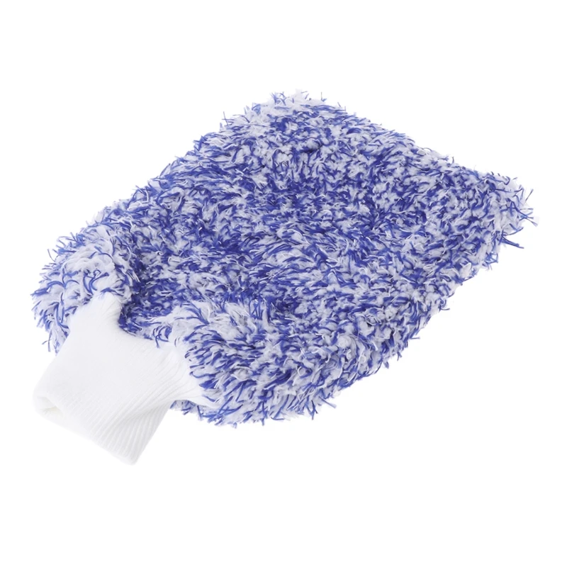

Car Care Glove Plush Soft Microfibre Wash Mitt Microfiber Car Cleaning Detailing U2JA
