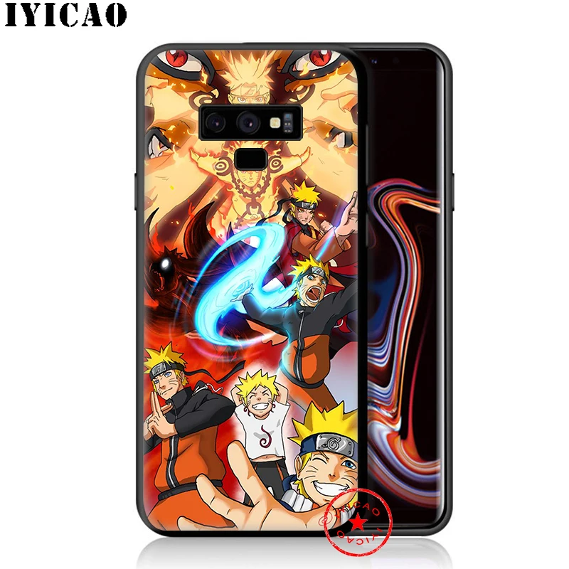 IYICAO Наруто Shippuden логотип мягкий Чехол для samsung Galaxy S10e S10 S9 S8 Plus S6 S7 Edge Note 10 9 8 TPU |