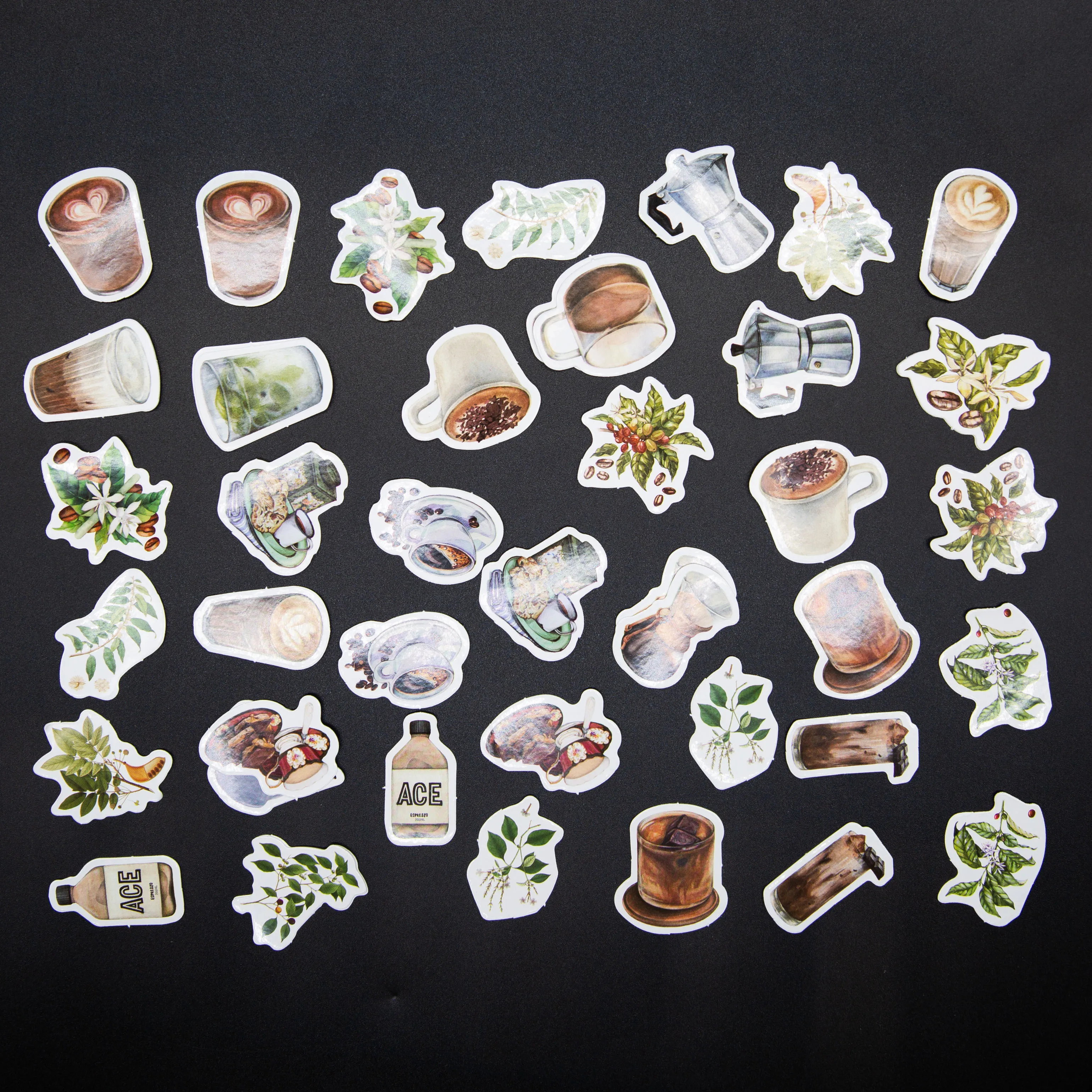 45 шт. канцелярские наклейки винтажные милая наклейка пакет бумажных наклеек для